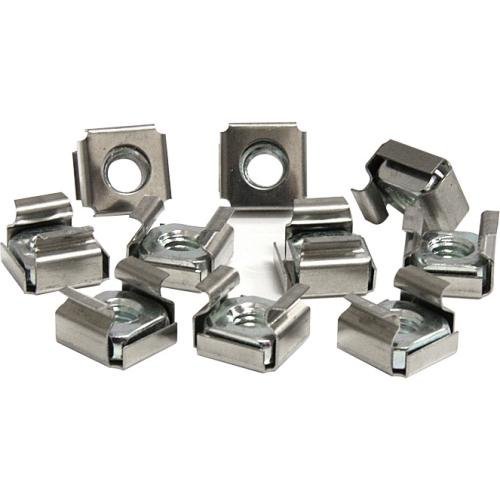 StarTech.com 50 Pkg M6 Cage Nuts for Server Rack Cabinet (CABCAGENUTS6)