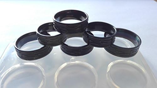Sale! Clear silicone rings Molds. 6pc size (7)(9.5)(11)(13)(13)(14). (Z-44)