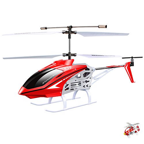 UPC 611968650468, Syma S39 2.4GHz 3-Channel Gyro Remote Control Helicopter, Red