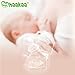 haakaa Nipple Shield Breastfeeding with Carry Case Using for Protects Sore Cracked Nipples Flat Inverted and Latch On Difficulties to Help Mums Continue Breastfeeding,1 pc (Round Shape)