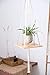Mkono 2Pack Macrame Shelf Hanging Planter Plant Hanger Home Decor 45 Inches, Square