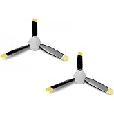 JIAFANRC 3-Blade Propeller Set 2PCS P7680505 for Volantexrc RC Plane 768-5 Spitfire Airplane Spare Parts &amp; Accessories