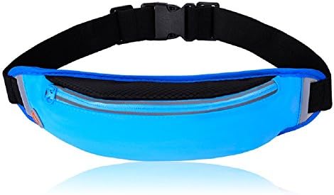 Adjustable Elastic Waist Pack/Bag/Pouch/Hip Pack/Bum Bag,Womens/Mens Running Belt Fitness Belt,Travel Hiking Workout GYM Large Funny Fanny Pack for Women/Men/Kids/iPhone X/8 Plus/8/7 Plus/7/6S/Samsung