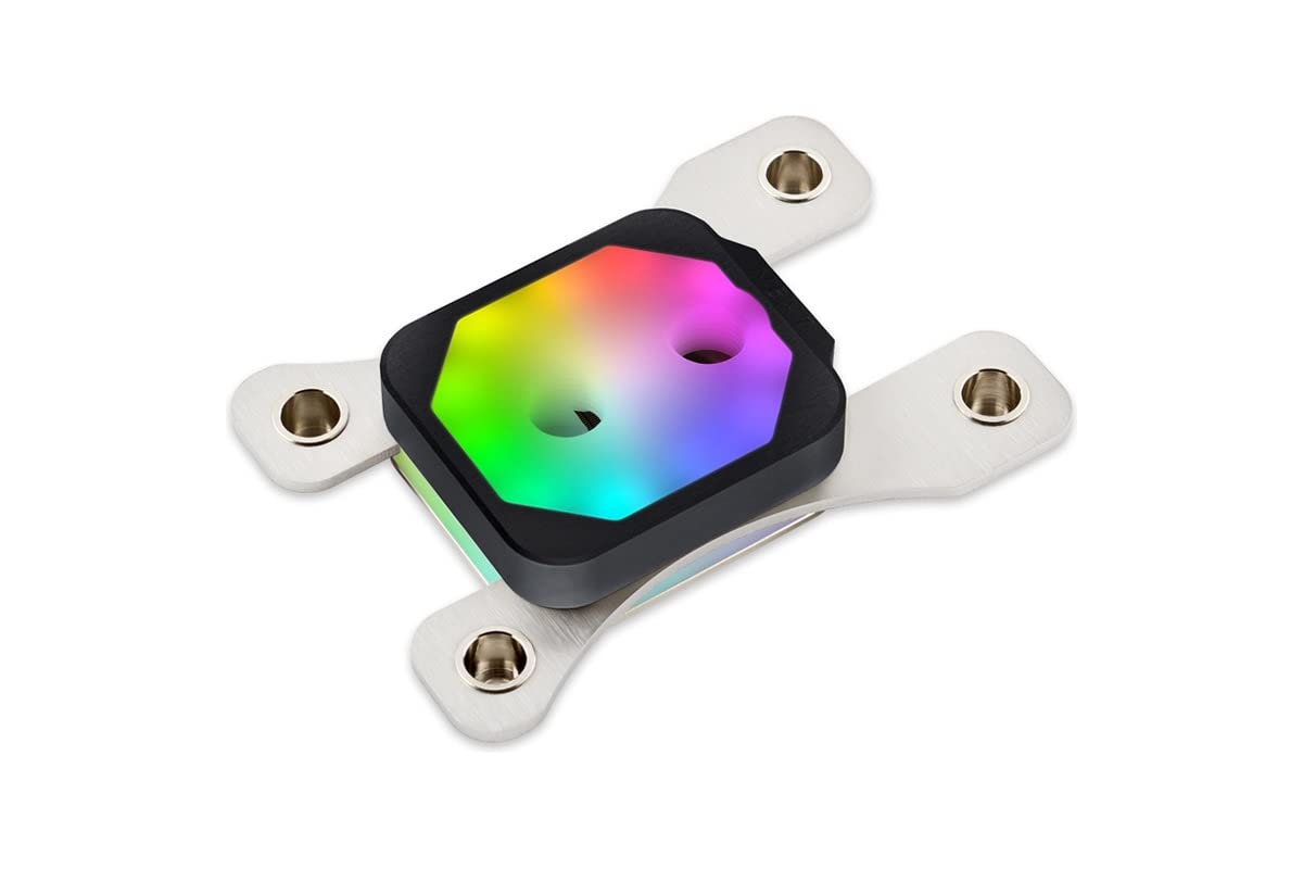 Aqua Computer cuplex kryos NEXT RGBpx AM4/3000/5000 - Acetal + 925 Silber, schwarz