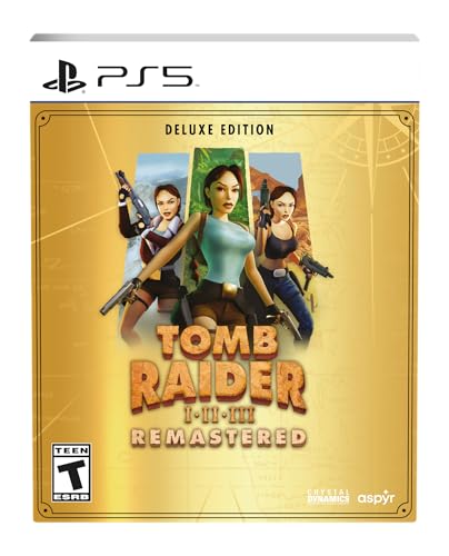 Tomb Raider I-III Remastered Starring Lara Croft Deluxe Edition - PlayStation 5