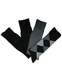 Calvin Klein calcetines de rayas múltiples para hombre - paquete de 4
