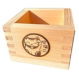 EDOYA Hinoki Wood Sake Cups (Set of 2) Japanese Box