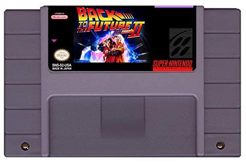 Super Back to The Future Ii (Super NTD-Nintemdo, SNES) - English North American Reproduction Video Game Cartridge