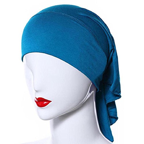 Women's Soft Lightweight Hijab Cap Under Scarf Bone Bonnet Head Wrap Cover