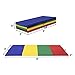 4'x8'x2 Gymnastics Mat Folding PU Panel Gym Fitness Exercise (Multicolor)