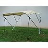 TMS-3-BOW-Bimini-Top-Frame-Boat-Cover-6L-x-46H-x-67-72W-Beige-With-Zipper-Boot-and-Mounting-Hardware