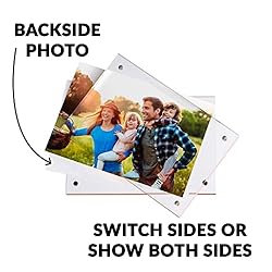 SimbaLux Magnetic Acrylic Picture Photo Frame 5x7