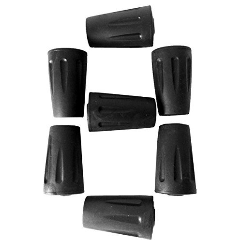 BAOCHI Replacement Rubber Cover Tips of Hiking Trekking Poles Walking Sticks (6 Pack) - Thumbnail 6