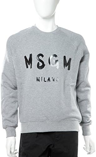 Amazon Msgm メンズ トレーナー 長袖 スウェット Mm104 M グレー 並行輸入品 トレーナー パーカー 通販