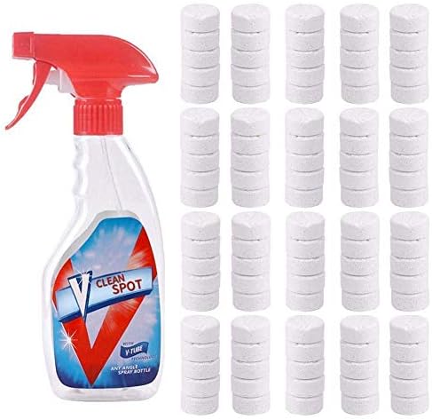 Multifunctional Functional Effervescent Spray Cleaner Set with Bottle - Multifunctional Concentrate Cleaner All Purpose Home Cleaning(100 Pcs)