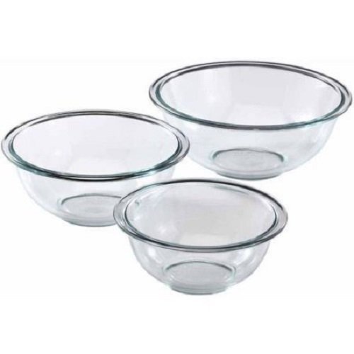 Click Here to See More Images Pyrex Prepware 3-Piece Mixing Bowl Set