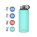MIRA 32 Oz Stainless Steel Vacuum Insulated Wide Mouth Water Bottle | Thermos Keeps Cold for 24 hours, Hot for 12 hours | Double Wall Powder Coated Travel Flask | Teal