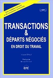 Transactions & départs négociés en droit du travail