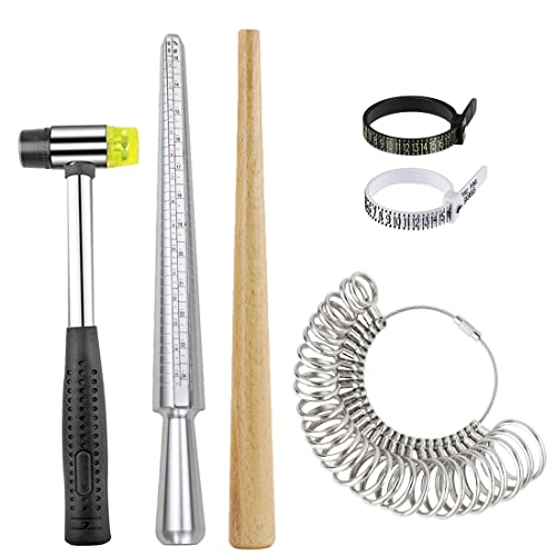 Ring Sizer Mandrel Measuring Ring Gauge Stick Finger Sizer Rings