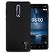 Nokia 8 Case, CoverON [Shadow Armor Series] Hard Slim Hybrid Kickstand Phone Cover Case for Nokia 8 - Silver/Black