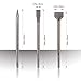 SDS-plus Chisel Set, Tacklife Advanced Rotary Hammer Chisel Bit Sets - 3 PCS Including Point Chisel, Flat Chisel, Cranked Chisels With Carry Case - ADB01C