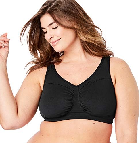 Comfort Choice Women's Plus Size Wireless Sleeping Bra