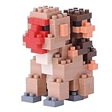 Nanoblock Mother & Baby Monkey Building Kit