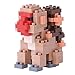 Nanoblock Mother & Baby Monkey Building Kit