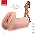 Male Pocket Masturbators Handheld Life Like Sexy Farrah's Vagina Pussy Ass Replica Toys Pocket Sleeve Strokers Massager for Men Adult Relax Pleasure Tool