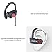 Wireless Bluetooth Headphones with Mic, Noise Cancelling Headphone with Battery Portable Bluetooth Headset Stereo Earbuds with Bass Durable Sweatproof Running Sports Earphones for Men Women (Black-8)