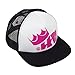 Unisex King Flip Mesh Trucker Caps Baseball Hat Flat Brim Hats for Splatfest (One Size, Pink)