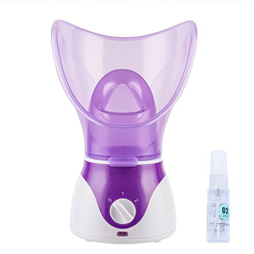Lightton Hot Face Facial Steamer Home Spa Moisturizing Skin Care Pores Cleanse with Timer and Extract Acne Blackheads,2 Switch and 50 Milliliter Water Tank - Thumbnail 7