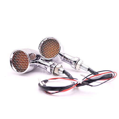 Bullet Grid Turn Signals Indicator Light For Harley Honda Kawasaki etc.Universal