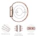 Surace Compatible for Apple Watch Bands 38mm 40mm Women Bracelet Replacement for iWatch Bands 38mm Womens Compatible for Apple Watch Band 40mm Series 4 Series 5 Rose Gold