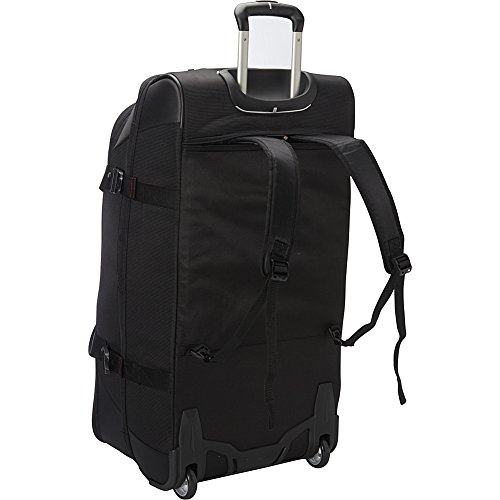 High Sierra AT7 Upright Wheeled Rolling Duffel Bag, Black, 32Inch