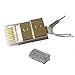 Sunnytech CAT7/7A Crimp Plug AWG23/1, 1500MHz, 10GBase-T Ethernet RJ45 Module Crimp Connector 60 Pack, for Cable Thickness OD 7.0mm