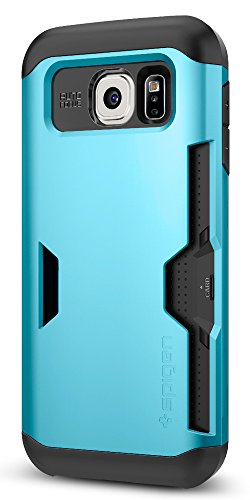 Spigen SGP11334 - Funda para Samsung Galaxy S6, Azul/Negro