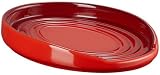 Le Creuset Stoneware Spoon Rest Cerise Oval 11.4x15.1x8.2 cm 43 g