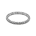 Sterling Silver Oxidized Bali Stackable Ring (Size 4 - 10)