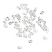 Earring Backs-200pcs-Metal Earring Backs-3x5mm with Kare & Kind® Retail Packaging (Silver)