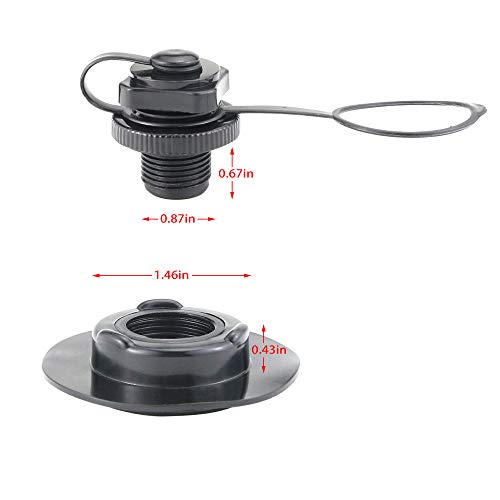 Neworkg 6 Set Boston Valve Replacement with Spiral Cap Universal Air