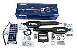 Ghost Controls TDS2XP Heavy-Duty Solar Dual Automatic Gate Opener Kit for Swing Gates Up to 20 Feet