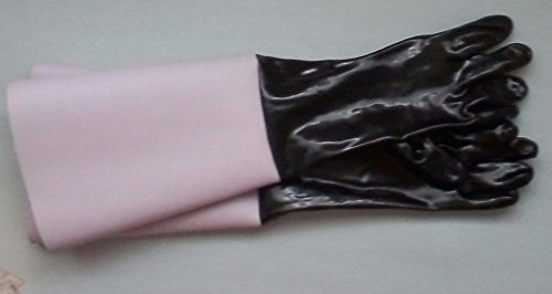 TOP Satisfied 7X24 7" DIAMETER 24" LONG GLOVES SANDBLASTER SANDBLASTING Vary PVC Vinyl BLASTER Power Tools Accessories