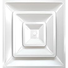 ceiling diffuser 2x2 damper square round inch butterfly