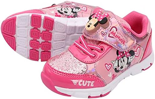 Joah Store Character Light Up Sneakers Shoes for Girls Elsa Sofia Hello Kitty (Parallel Import/Generic Product)