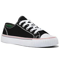 PF Flyers Men's Center Lo Canvas Black/White 10 M