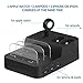 Milletech 6 Port USB Charging Station Multi Device USB Charging Dock Station HUB Desktop Charger Stand Organizer Compatible for iPhone ipad Airpods iwatch Kindle Tablet Multiple Devices