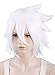 Soul Anime Wig White Cosplay Eater Poster Maka Vol Short Hair 25cm Halloween Party Accessories Props Costume