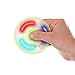 TOYK fidget toys,spinner fidget toys The Anti-Anxiety 360 Spinner Helps Focusing Toys [3D Figit] Premium Quality EDC Focus Toy for Kids & Adults - Stress Reducer Relieves ADHD Anxiety (White)
