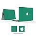 IBENZER Compatible with Old Version MacBook Air 13 Inch Case (2010-2017 Release). Models: A1466 / A1369, Plastic Hard Shell Case with Keyboard Cover for Mac Air 13, Peacock Green, A13LMGN+1